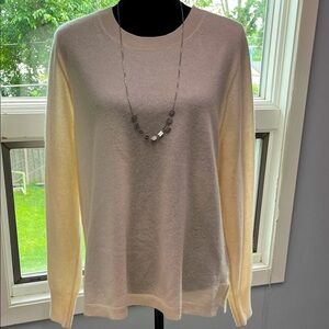 J. Crew Cream Cashmere Sweater